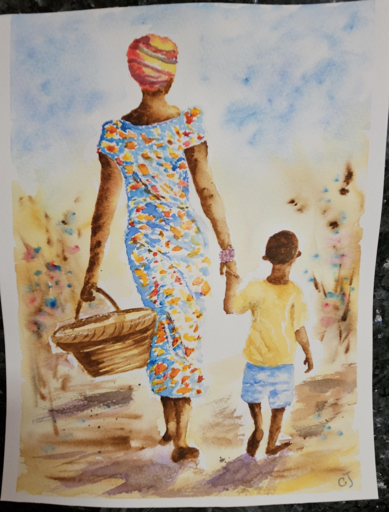 African sun and people - image 1 - student project
