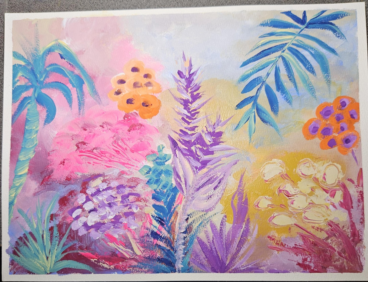 Abstract tropical garden - image 1 - student project