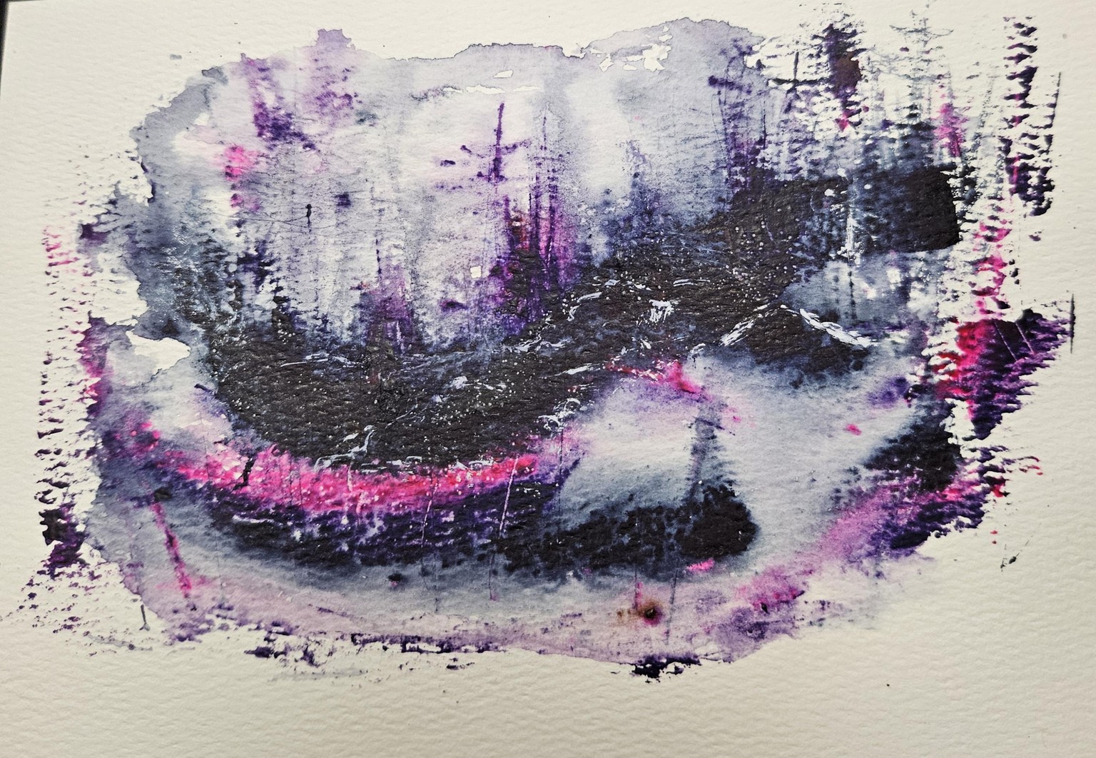 Watercolor with Palette knife - image 1 - student project