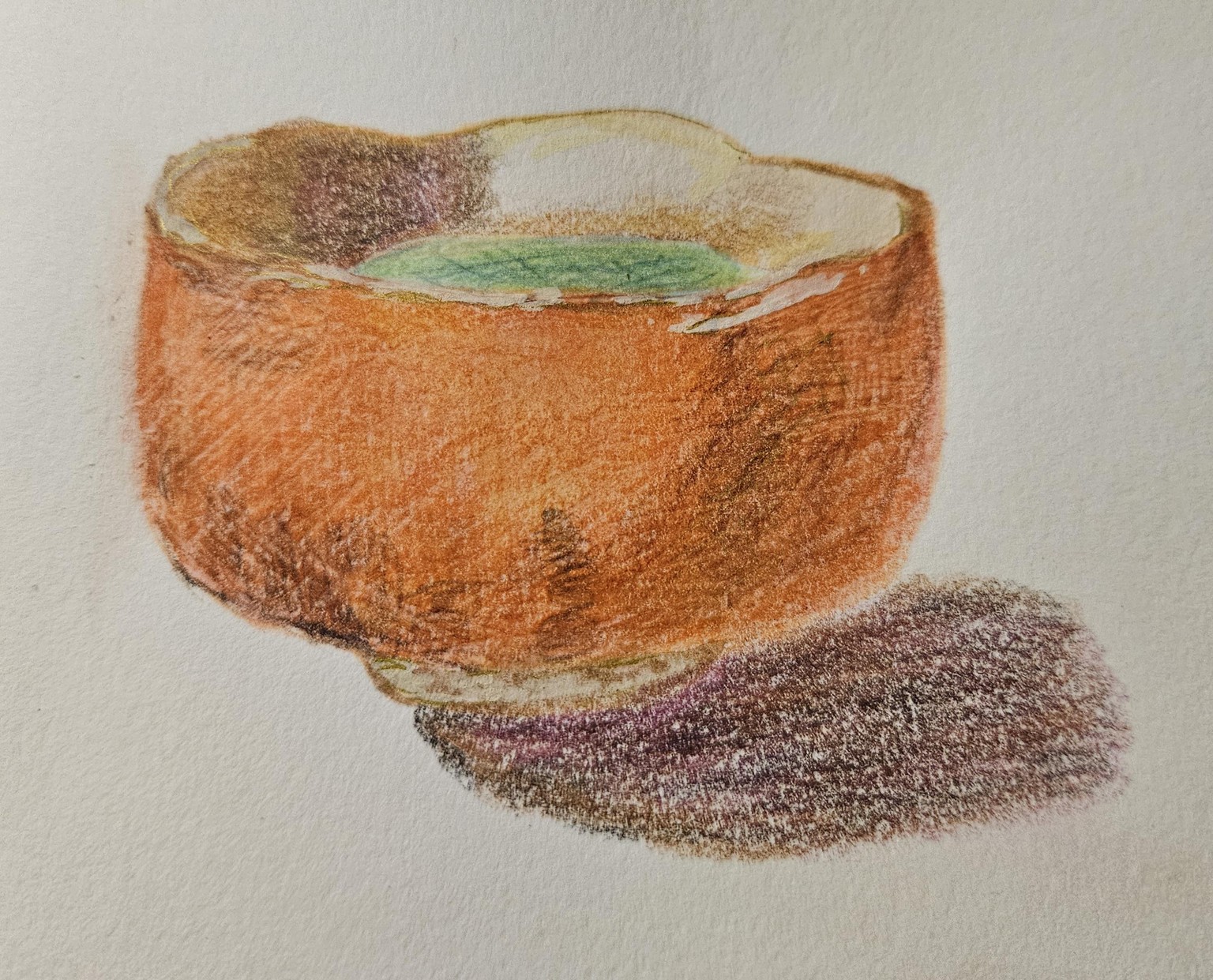 Mixed media tea cups - image 3 - student project