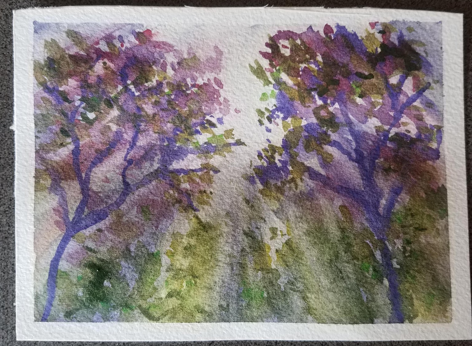 Purple trees - image 1 - student project