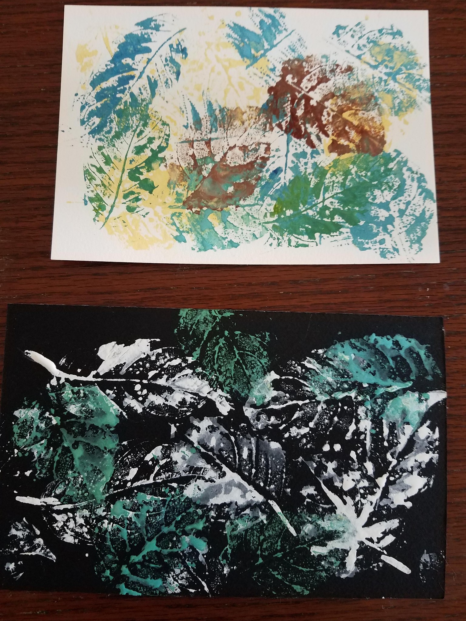Leaf print - image 1 - student project