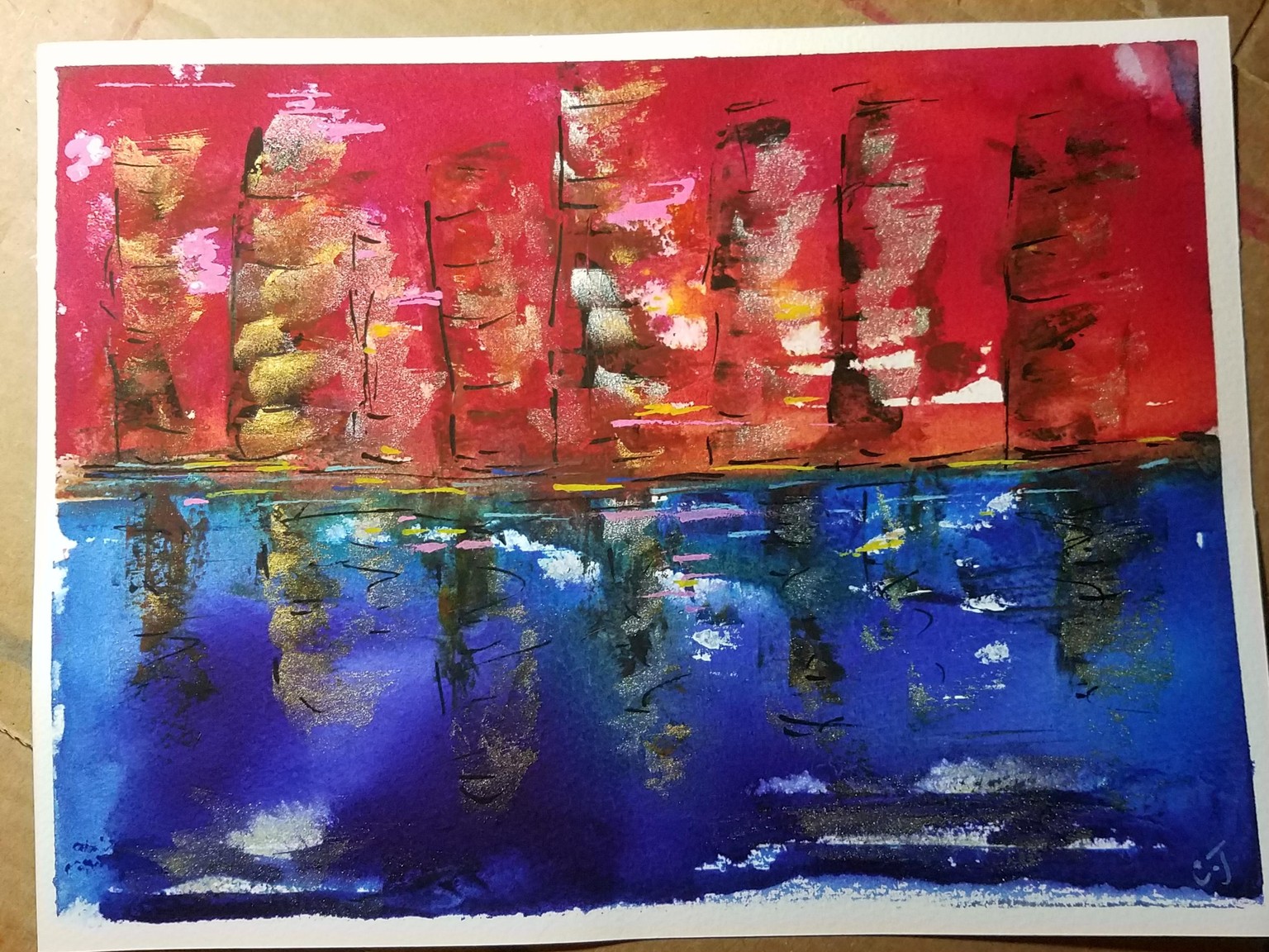 Abstract cityscape - image 1 - student project