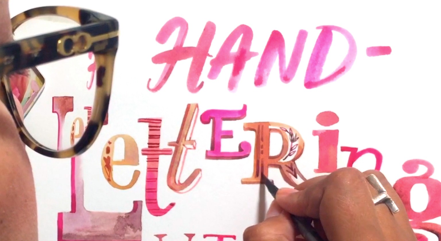 Watercolor Lettering - Serifs - image 4 - student project