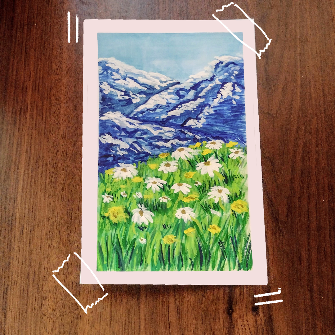 Experimenting with gouache - image 3 - student project