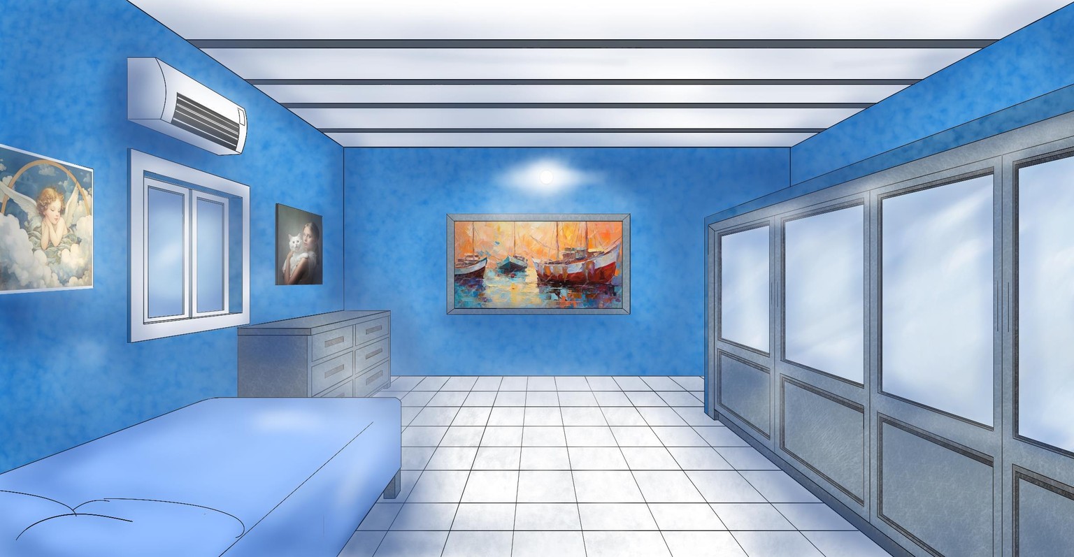 ONE POINT PERSPECTIVE IN SKETCHBOOK PRO - image 2 - student project
