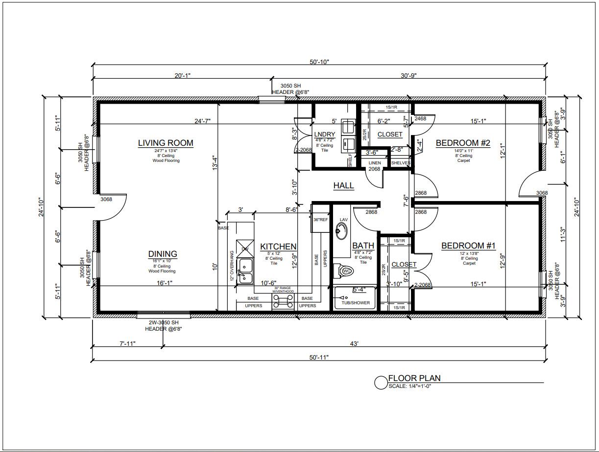 AUTOCAD FLOOR PLAN - image 1 - student project