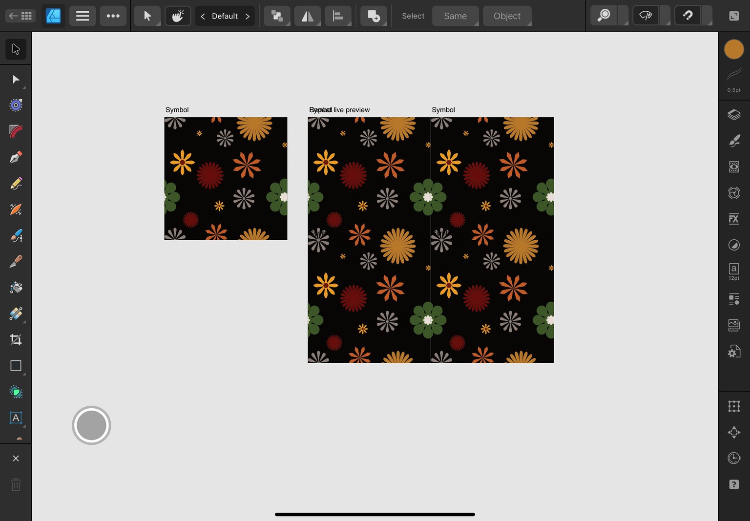 Repeat Patterns - Affinity Designer - image 1 - student project