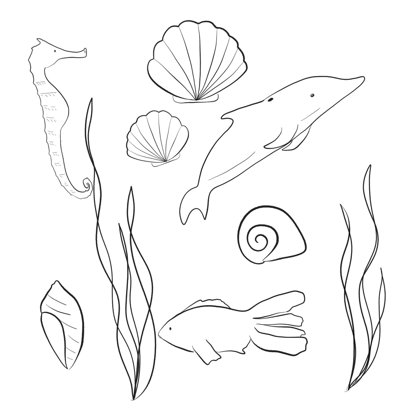 Sea Creatures - image 1 - student project