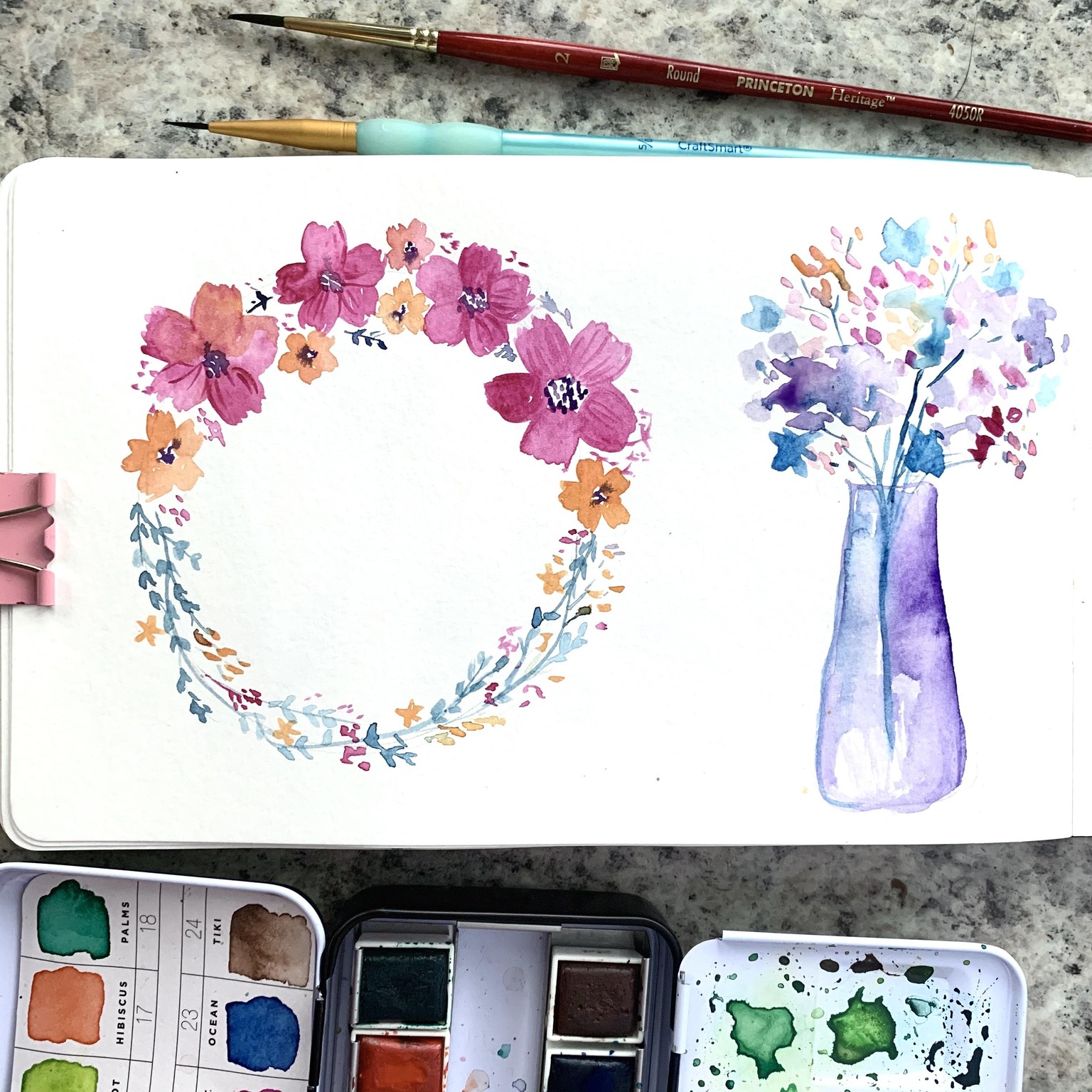 Watercolor Floral Fun! - image 3 - student project