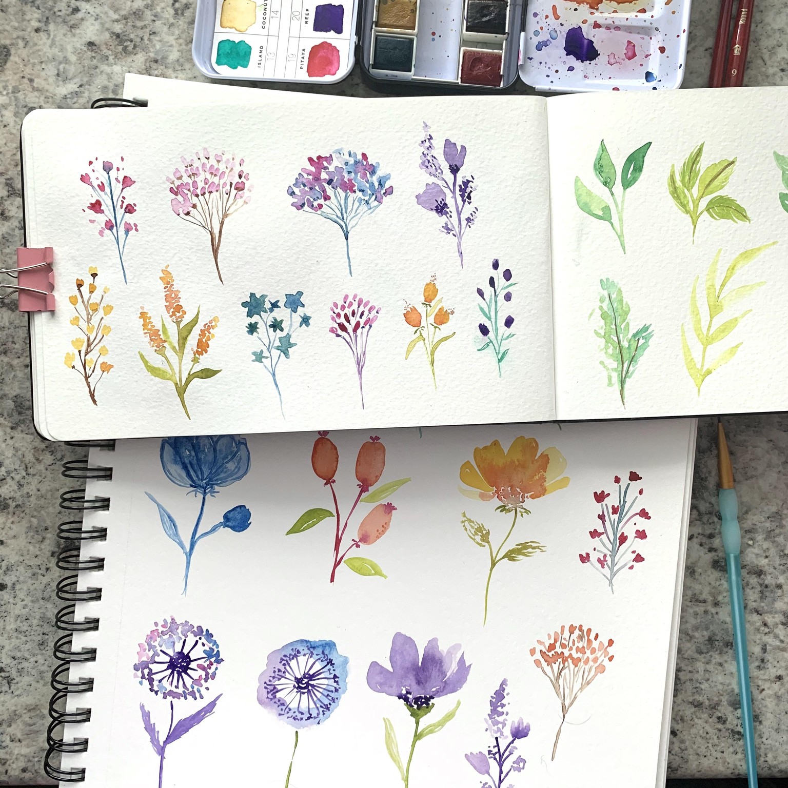 Watercolor Floral Fun! - image 2 - student project