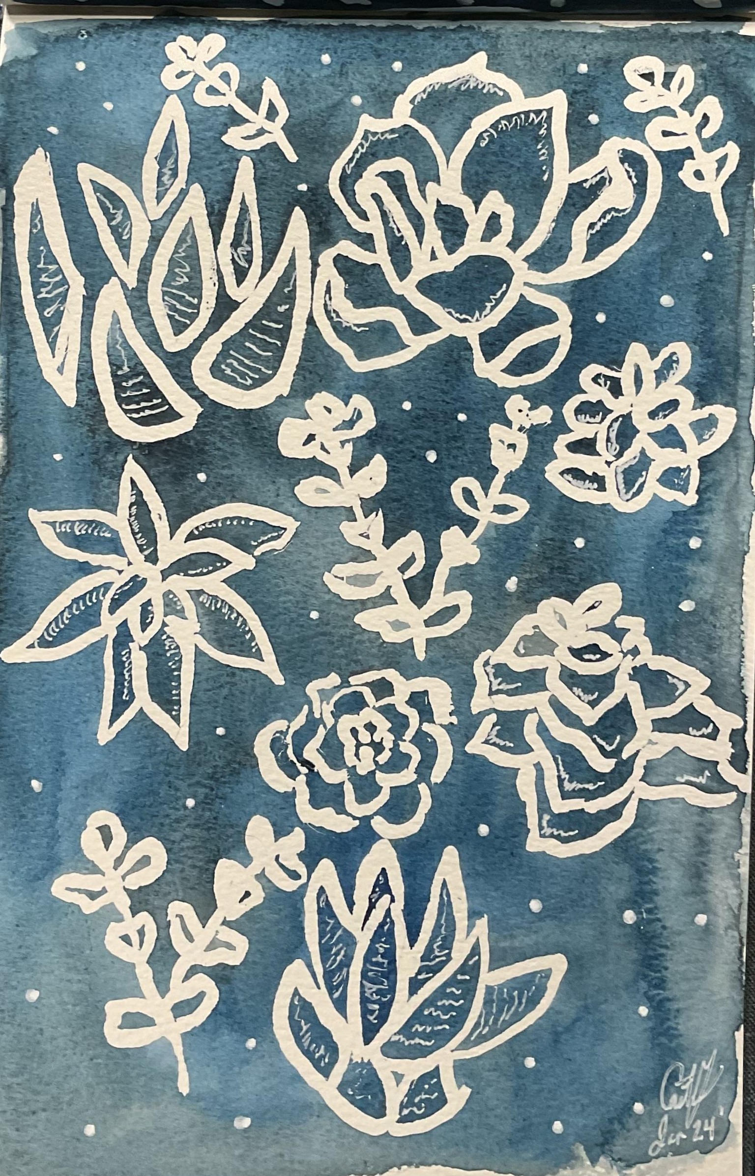 Masking fluid experiments - image 6 - student project