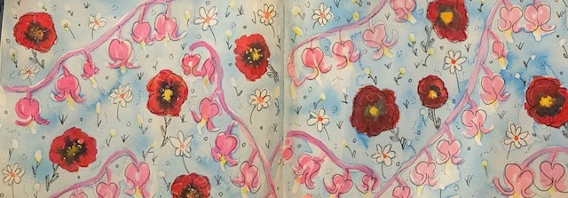 Masking Fluid and Veggie Sketches - image 2 - student project