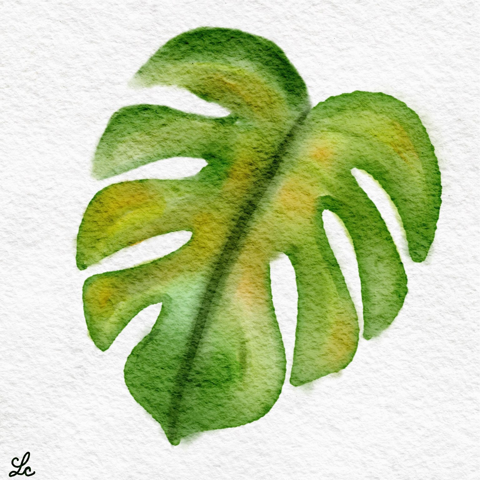 Tropical watercolor - image 2 - student project
