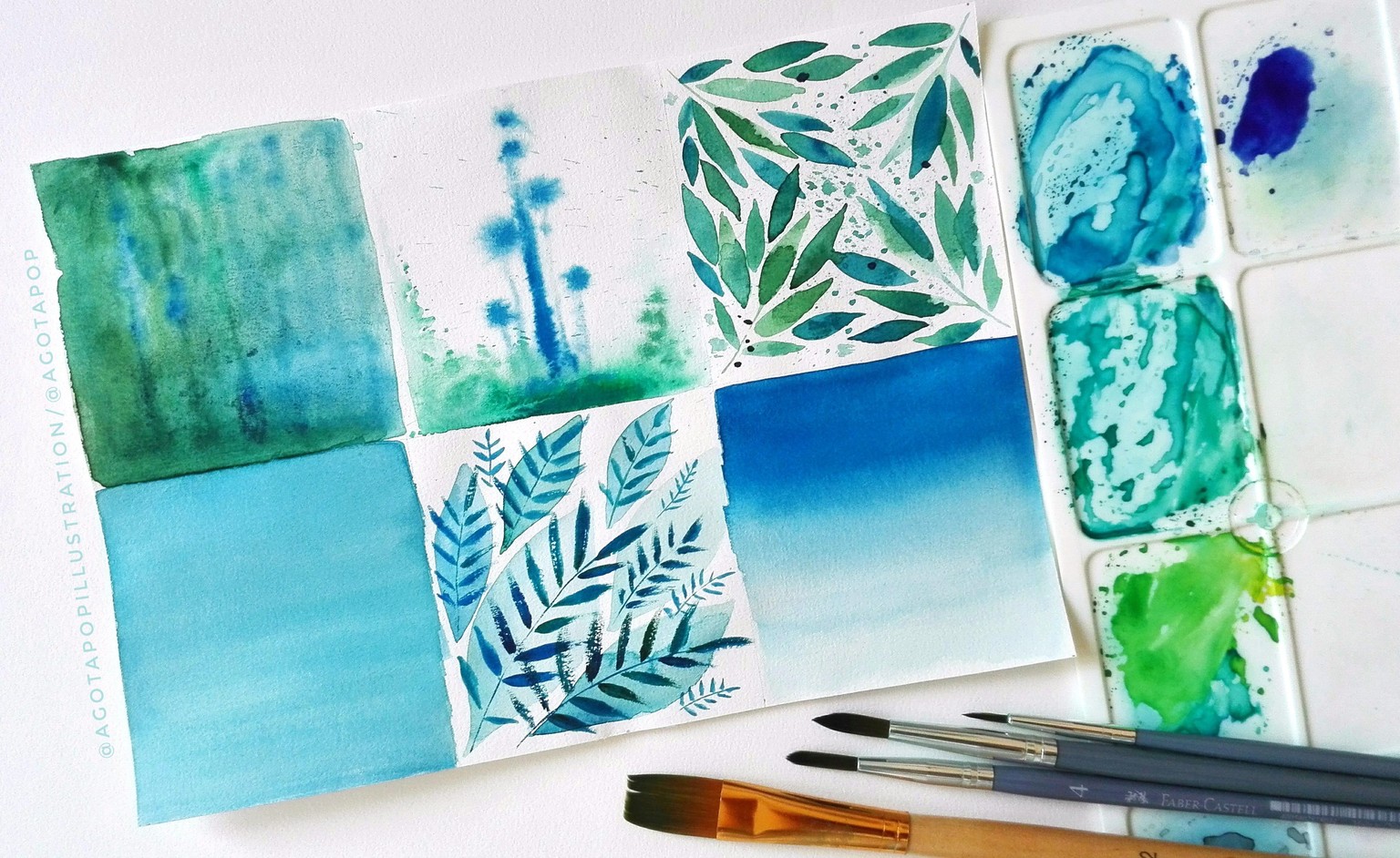 Watercolour Project - image 2 - student project