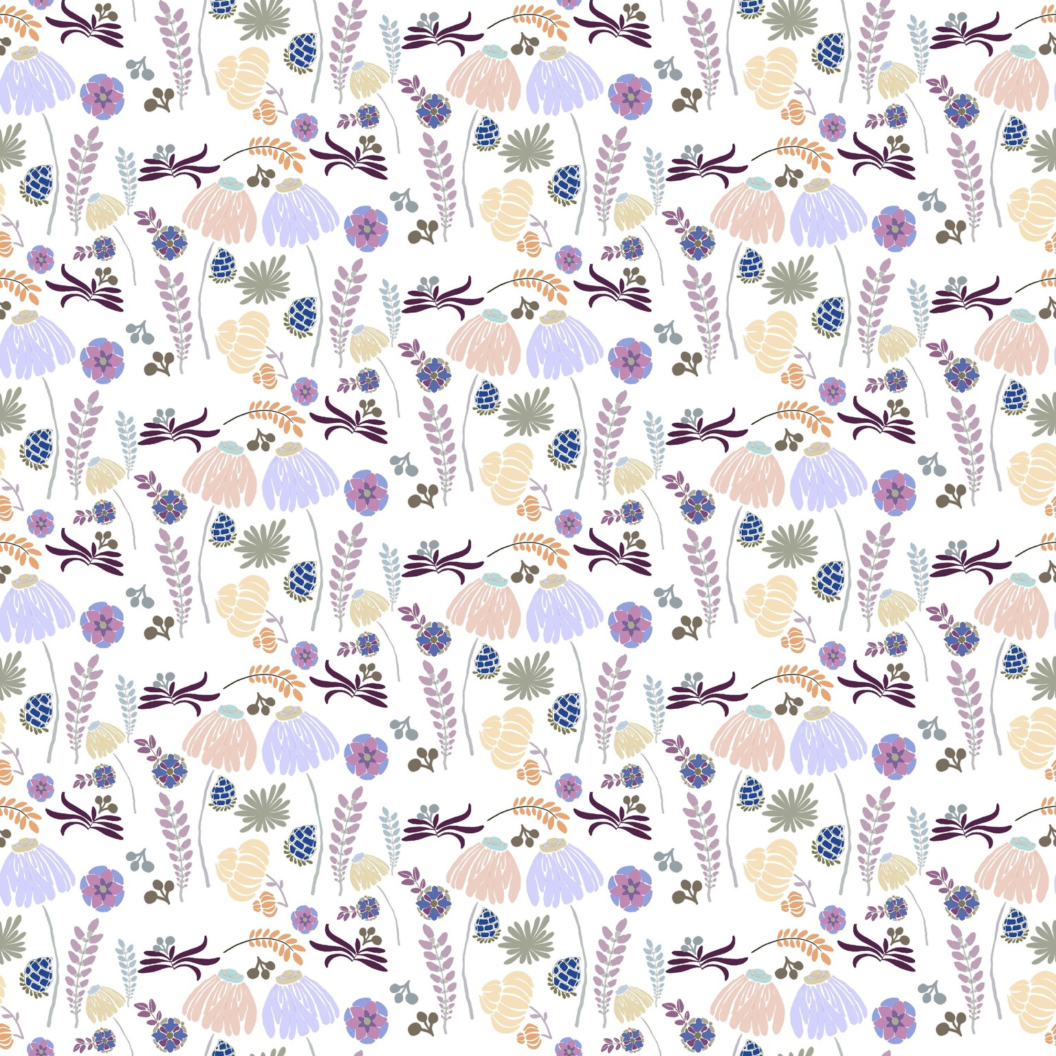 Halfdrop pattern with a template - image 1 - student project