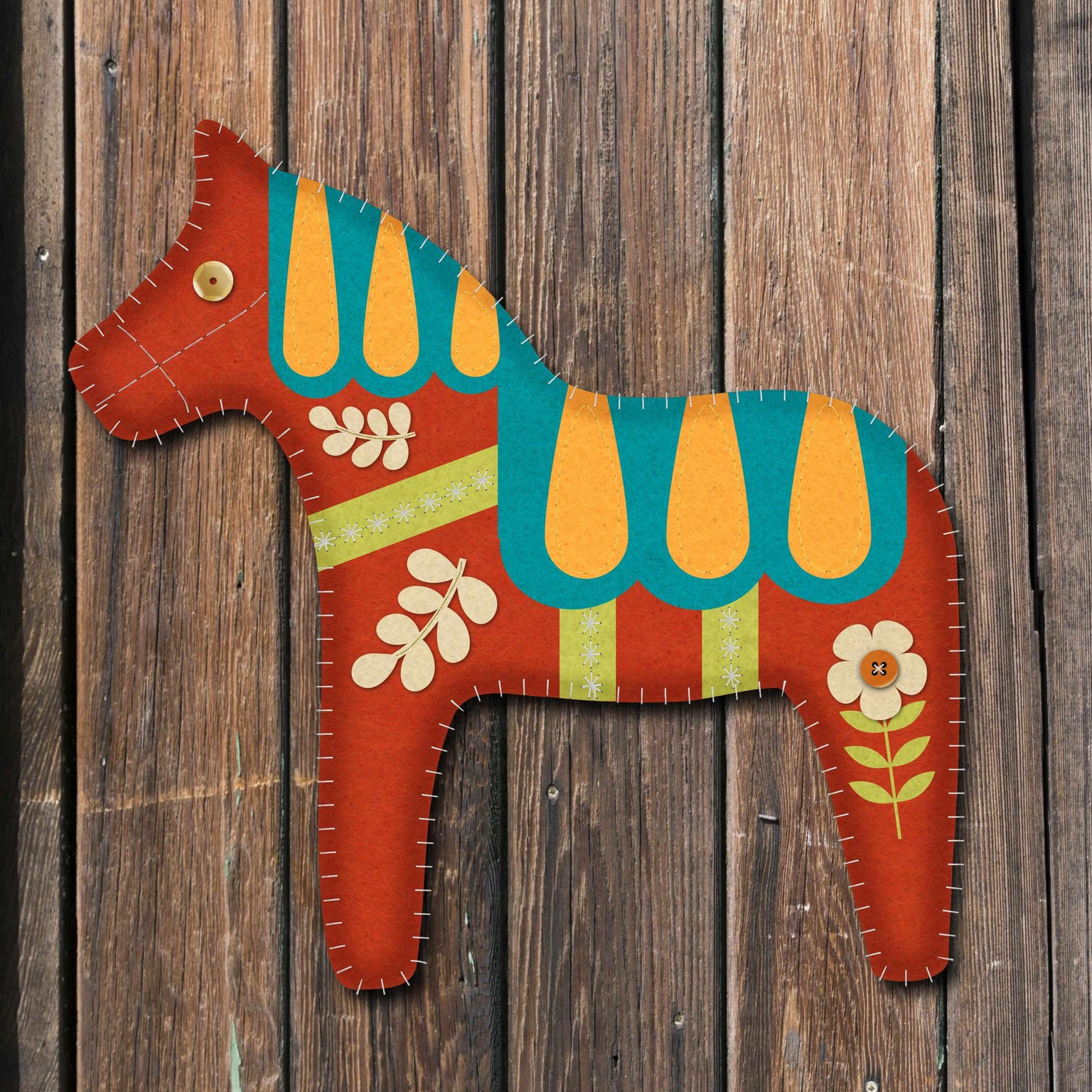 Learning texture with felt in affinity designer - image 4 - student project