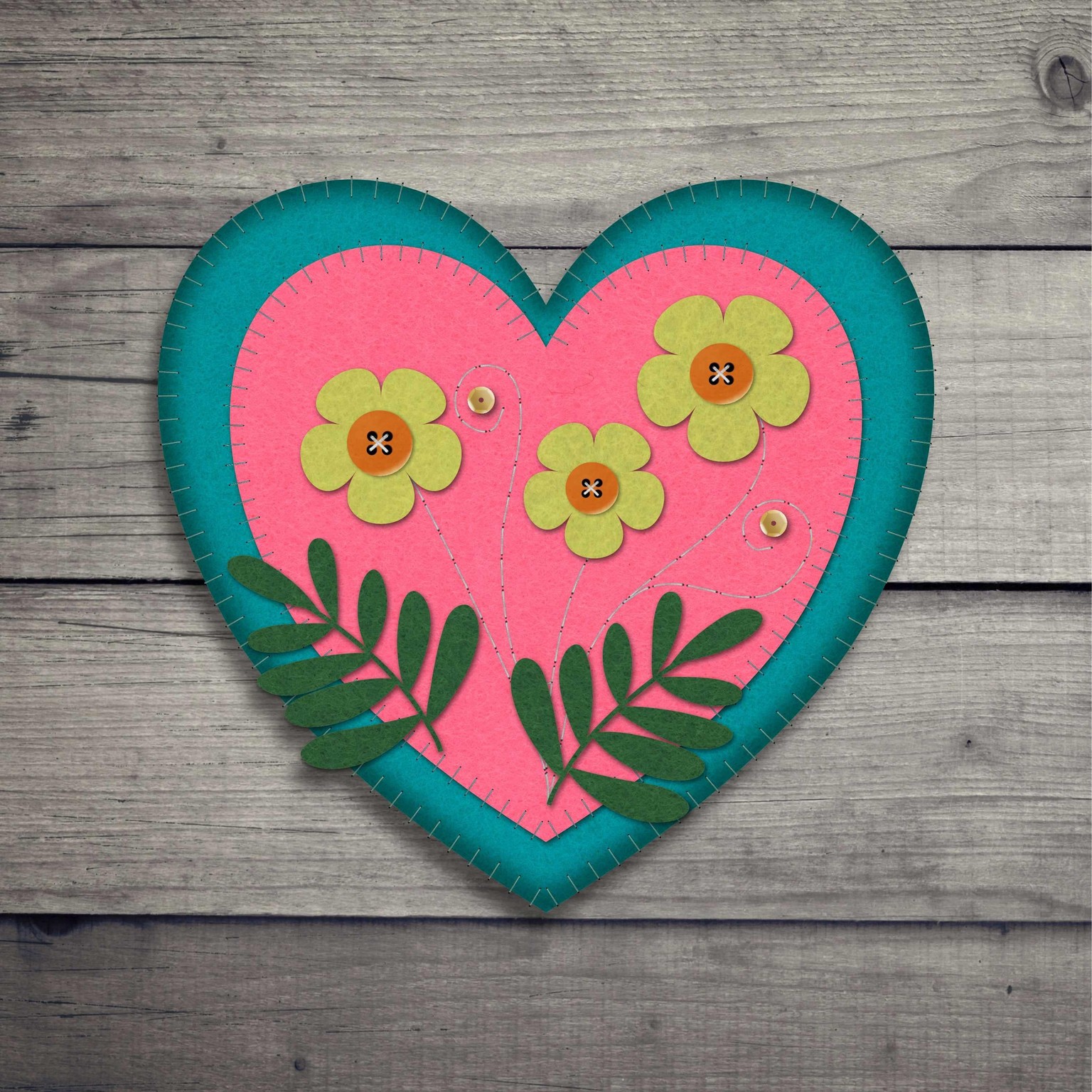 Learning texture with felt in affinity designer - image 3 - student project