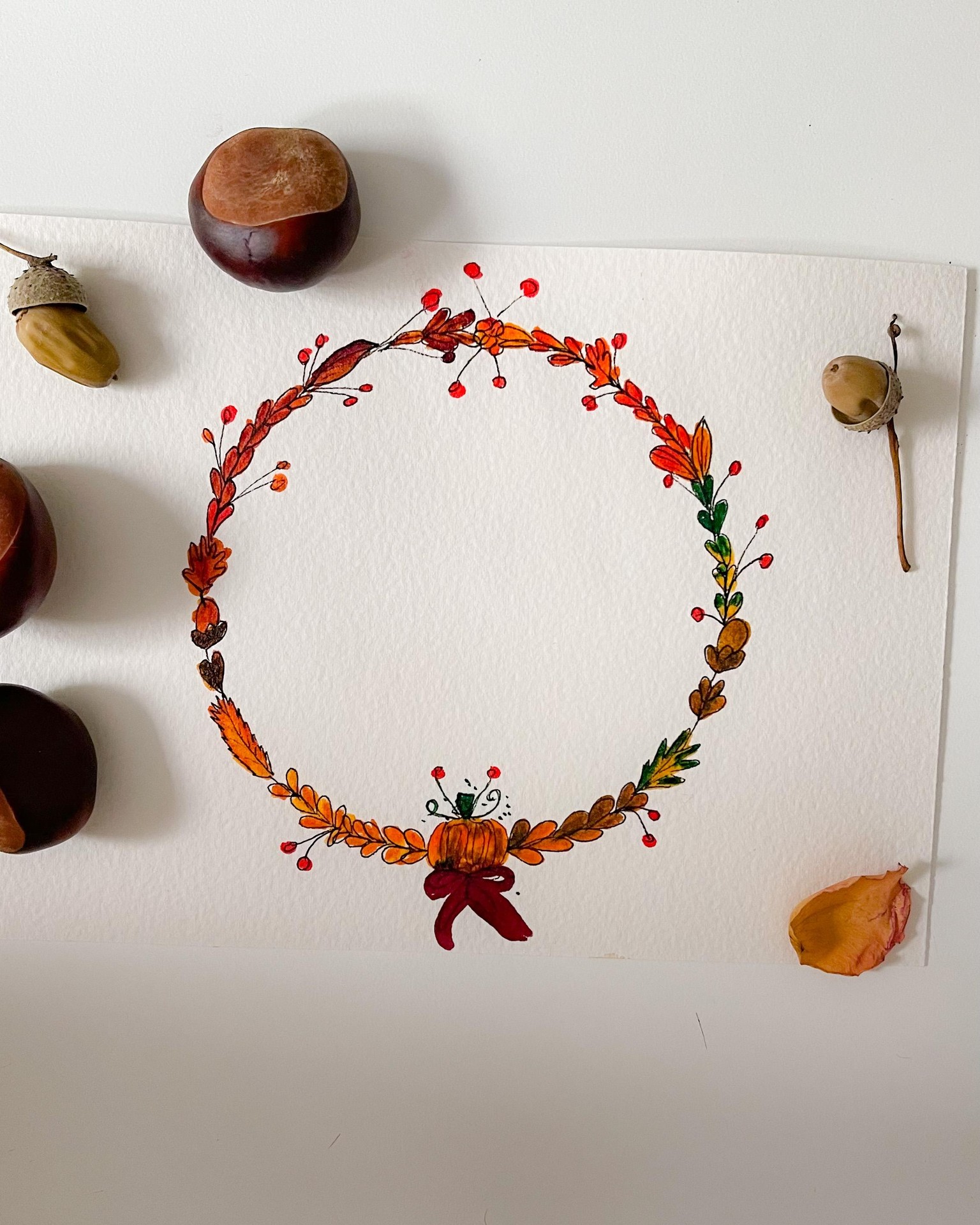 Autumn Wreath - image 1 - student project