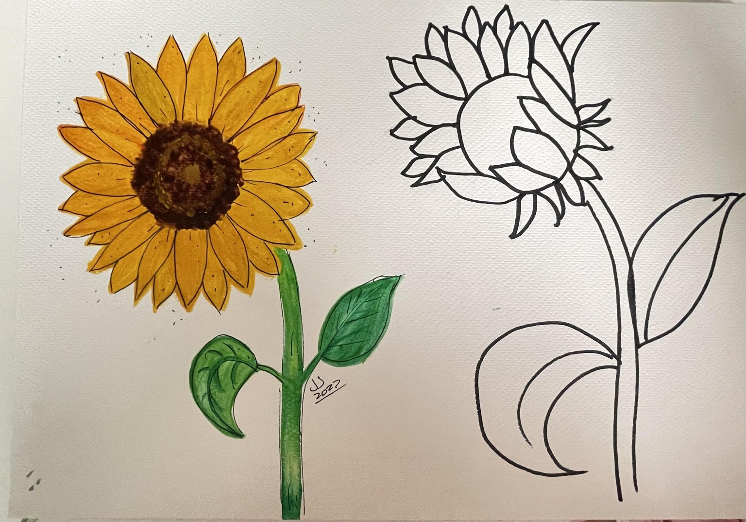 Sunflowers good vibes - image 1 - student project