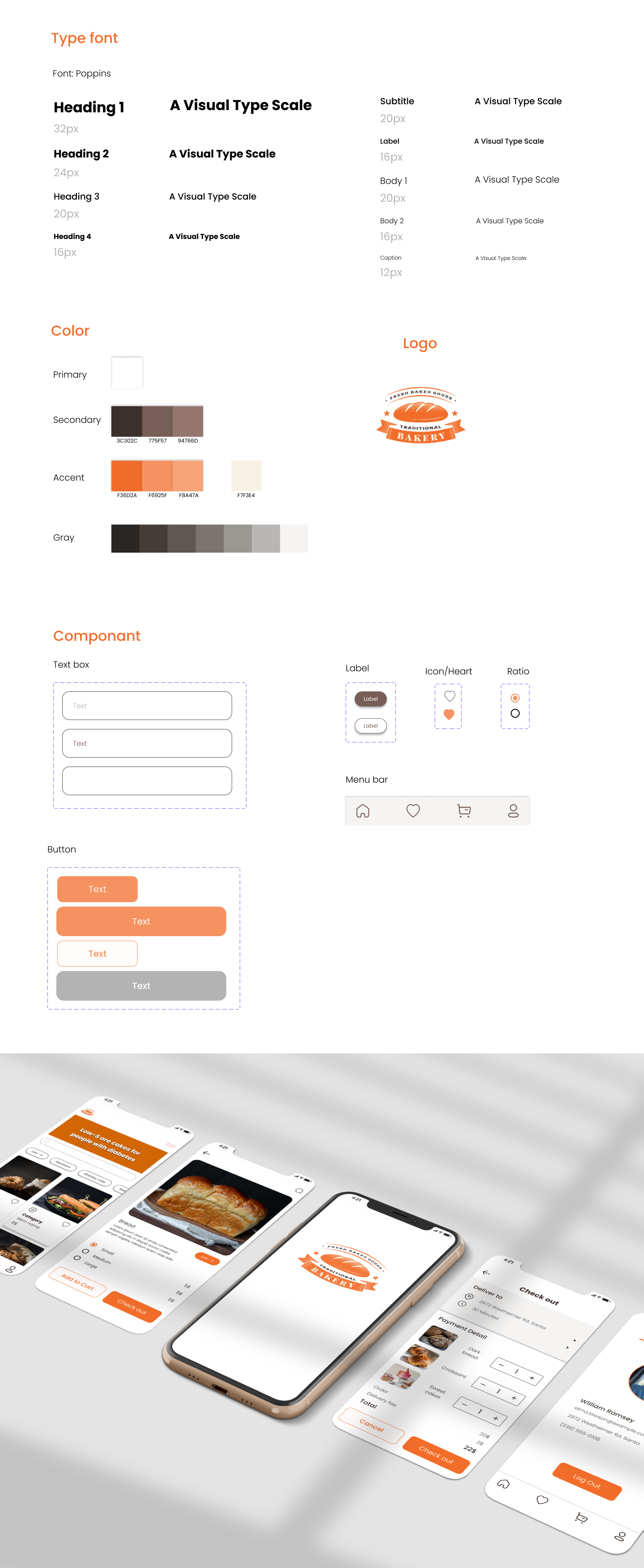 Ordering App for The Bakery - image 3 - student project