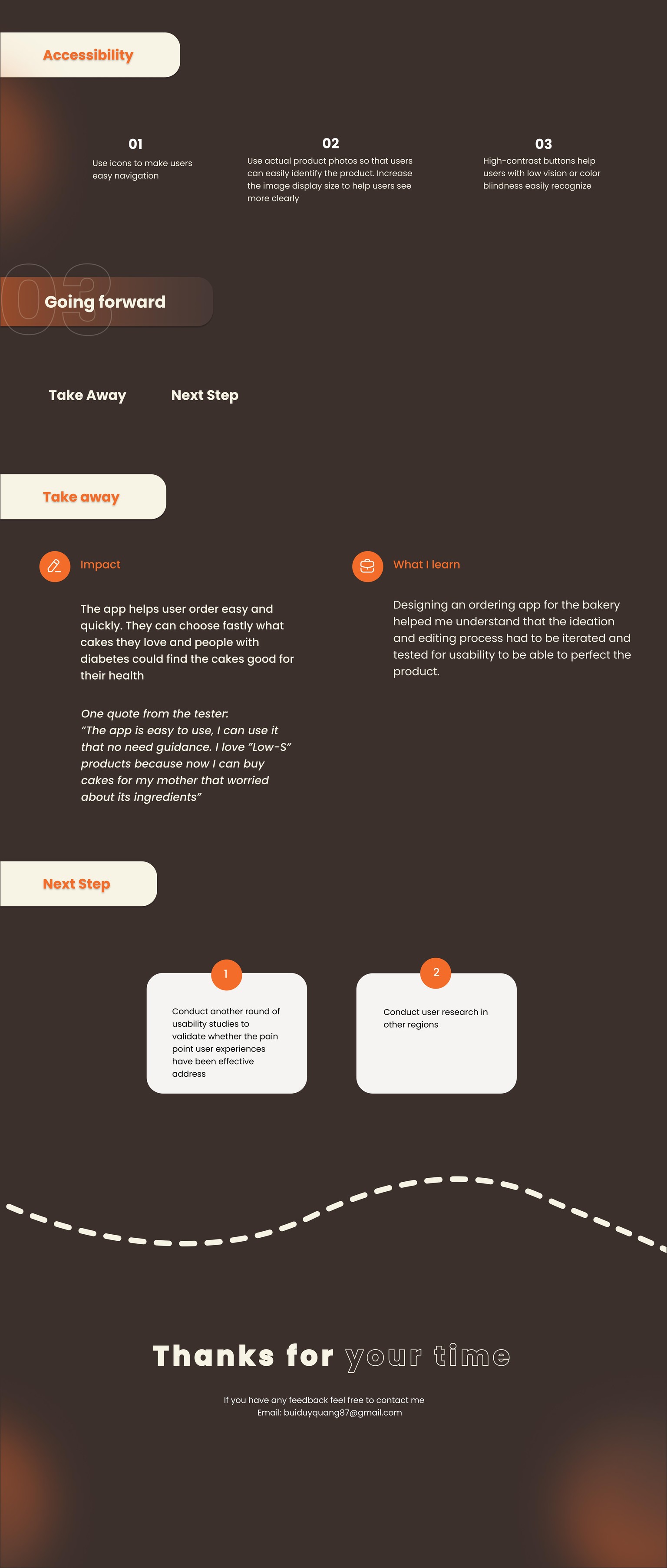 Ordering App for The Bakery - image 4 - student project