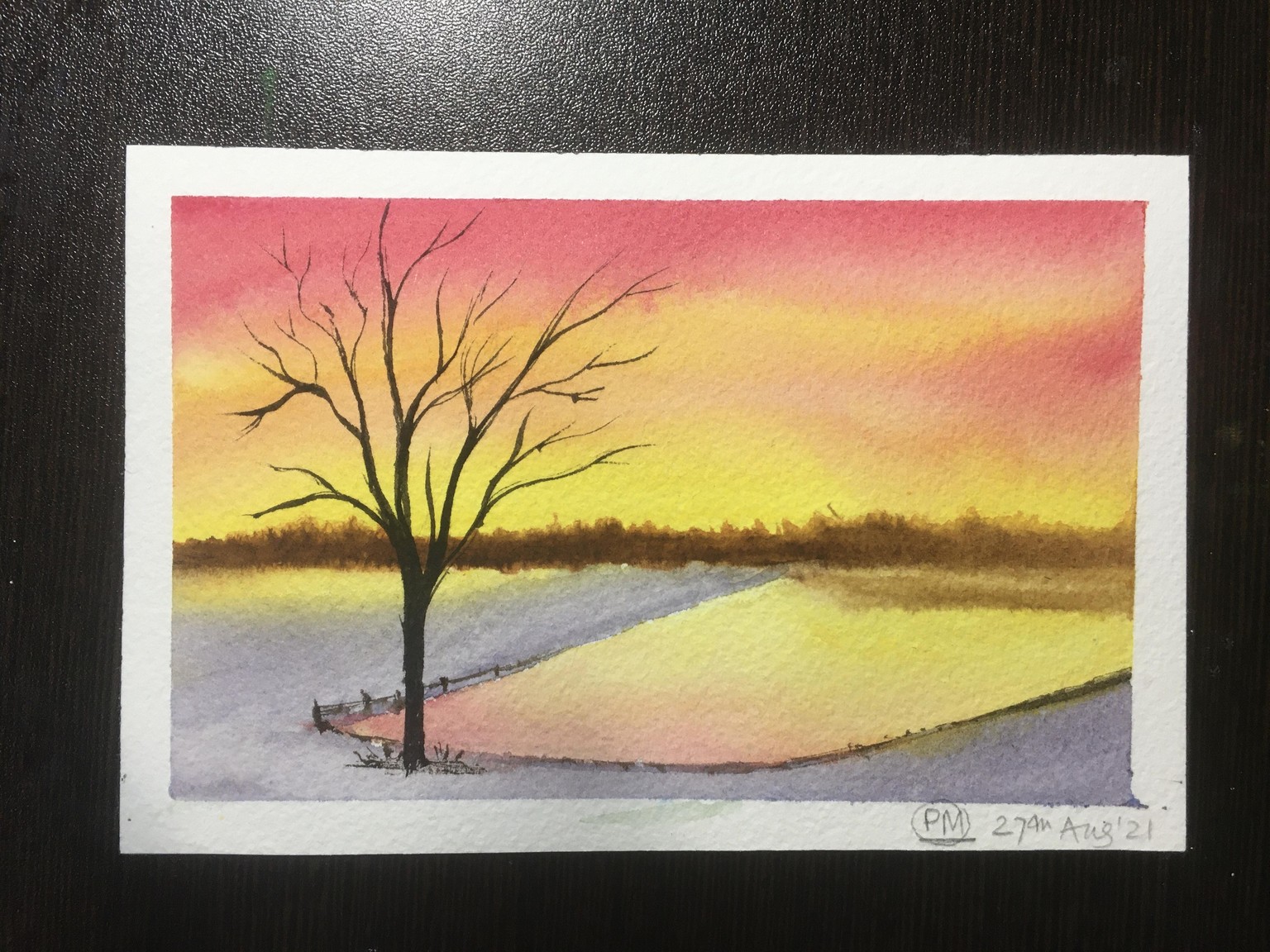 Quick and easy winter sunset - image 3 - student project