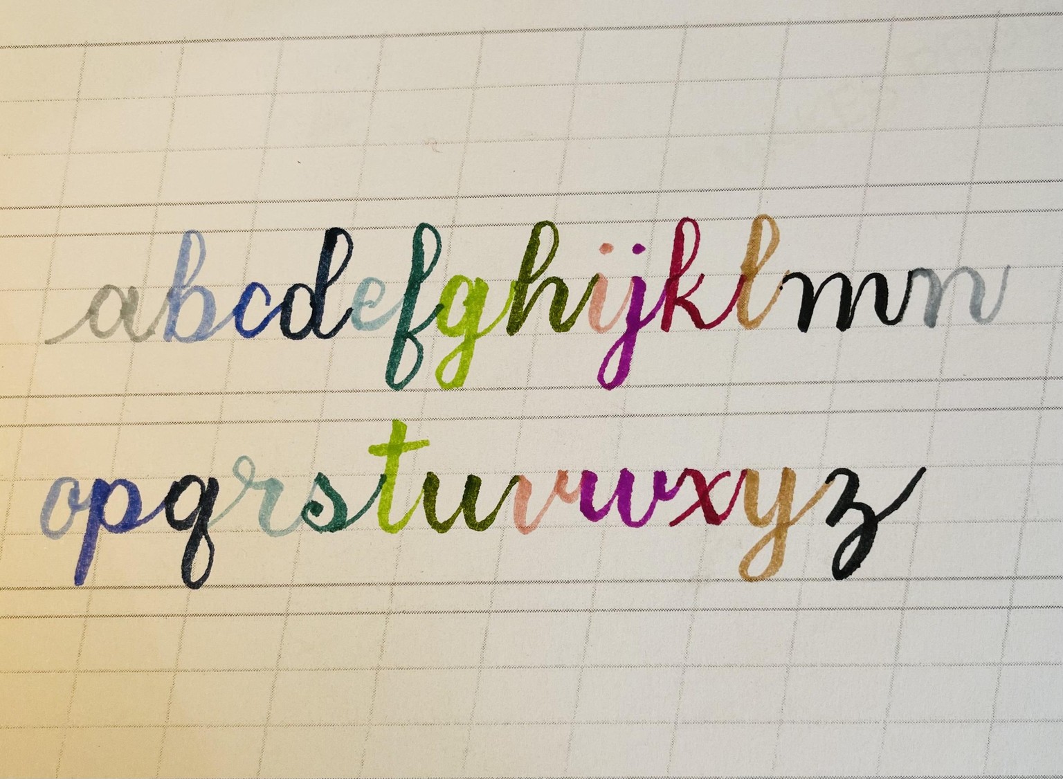 Brush pen calligraphy - image 1 - student project