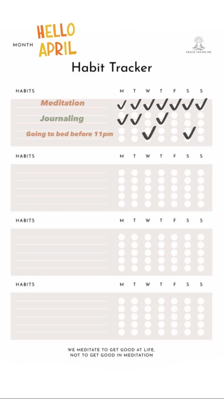 7-Day Meditation Challenge - image 1 - student project
