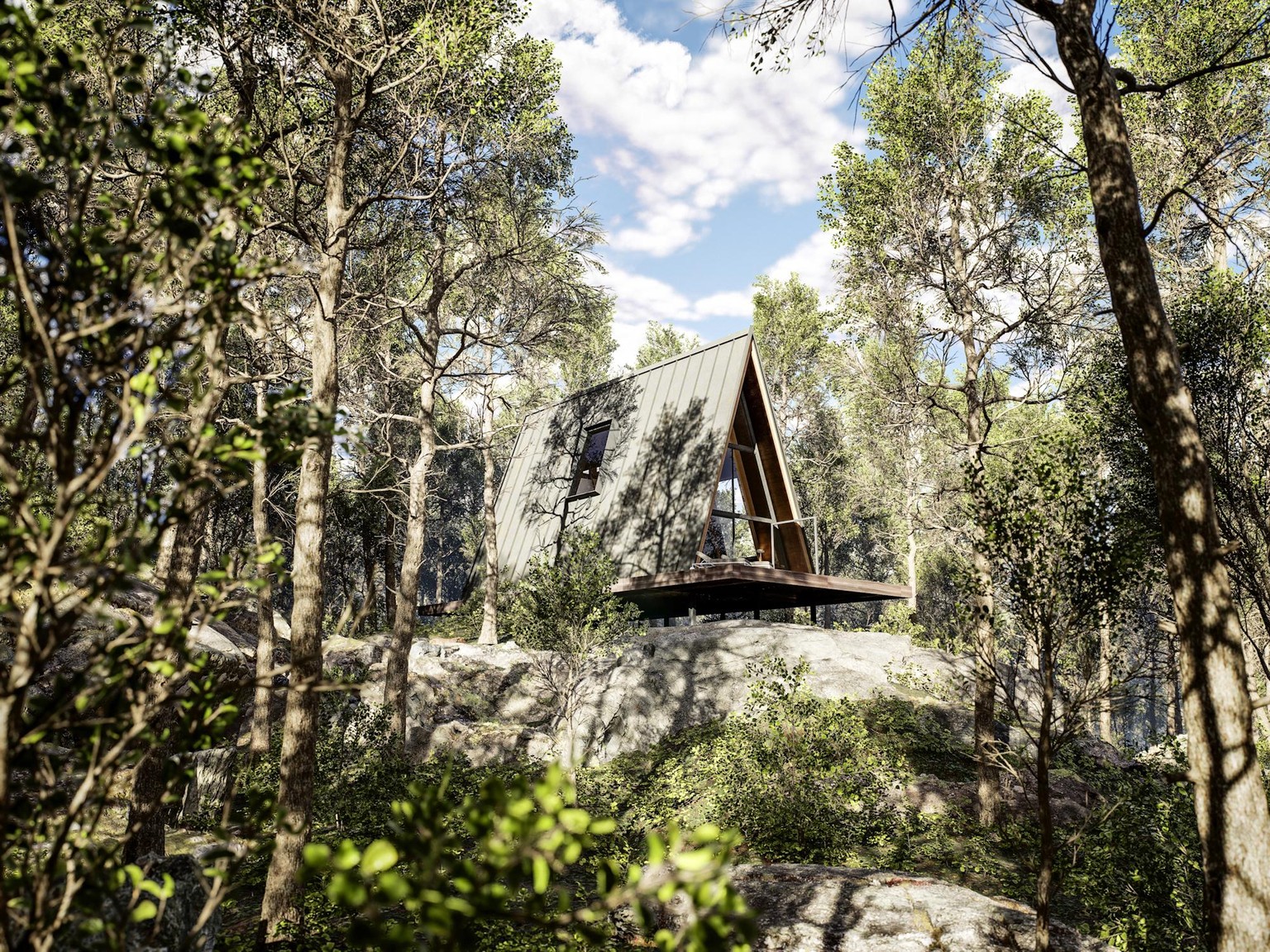 UE5 | Forest Cabin - image 1 - student project