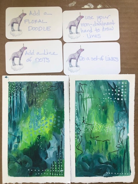 Abstract painting art prompts - image 1 - student project
