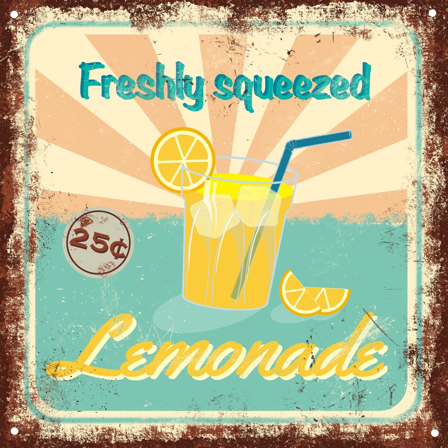 Vintage retro sign with Jennifer Nichols, Leila & Po Studio - image 2 - student project