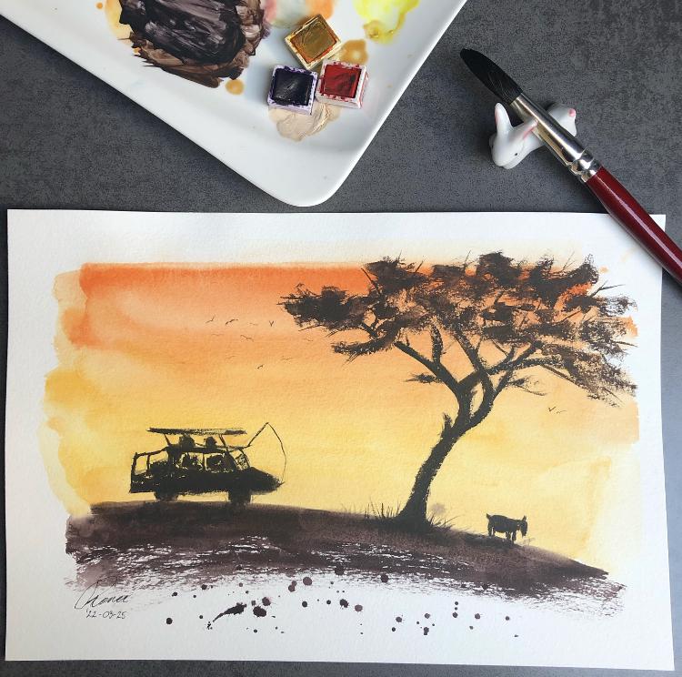 Renee’s watercolor travel - part 2. - image 3 - student project