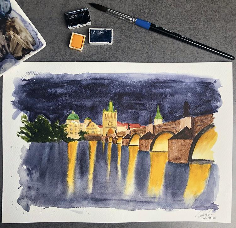 Renee’s watercolor travel - part 2. - image 6 - student project
