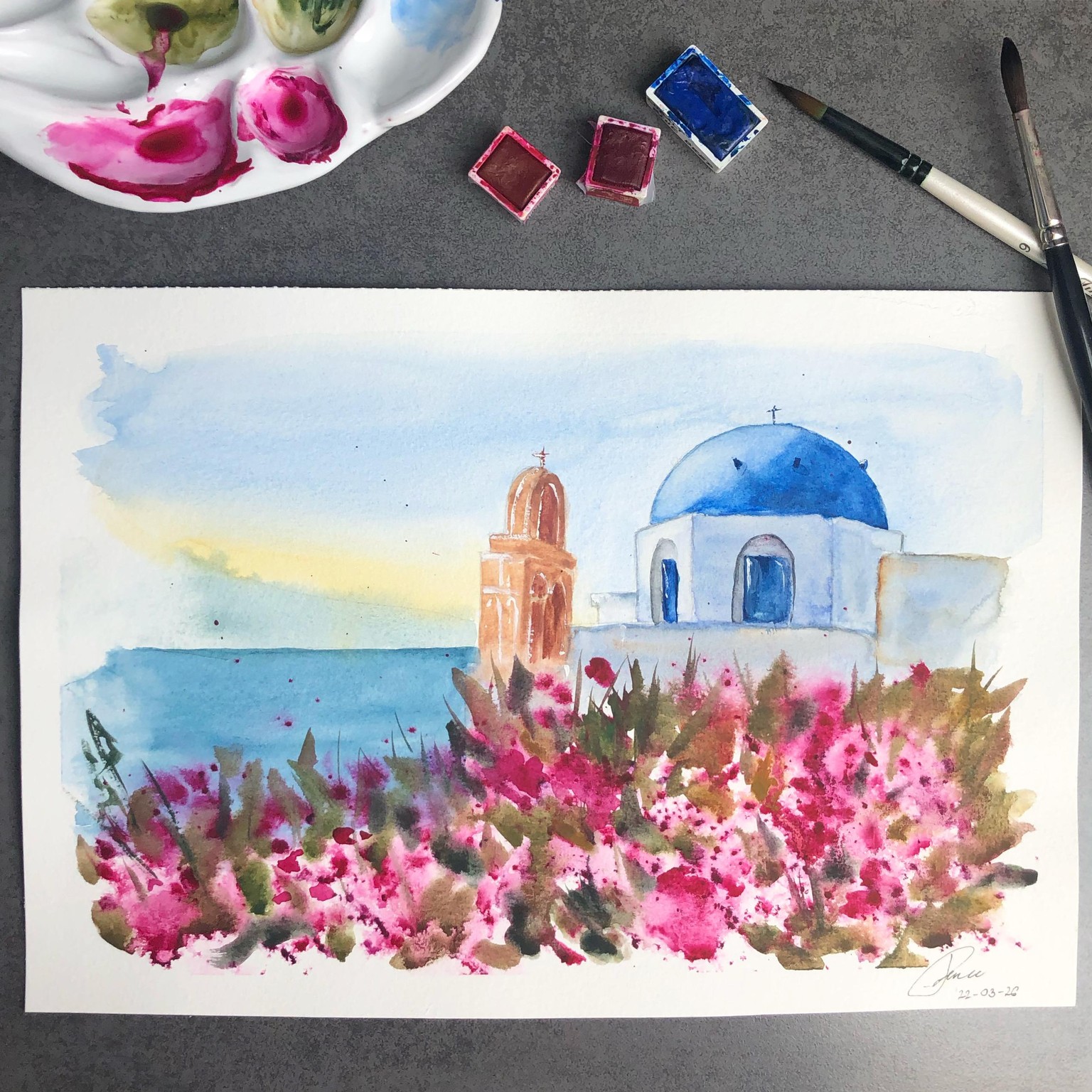 Renee’s watercolor travel - part 2. - image 4 - student project