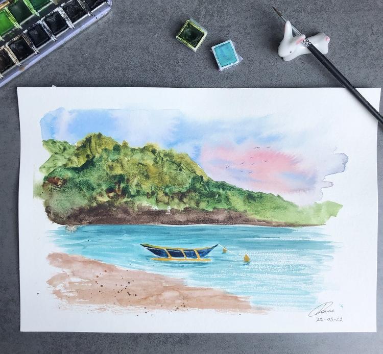 Renee’s watercolor travel - part 2. - image 1 - student project