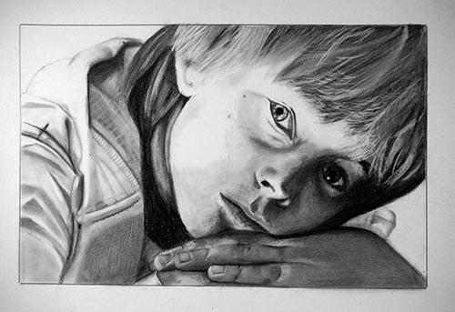 Portrait Pencil Shading - image 1 - student project
