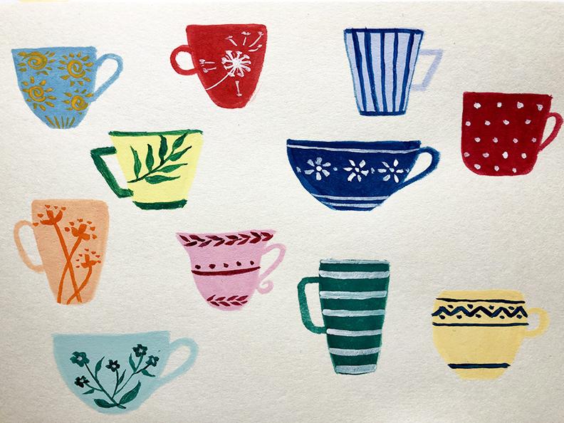 Tea cups - image 2 - student project