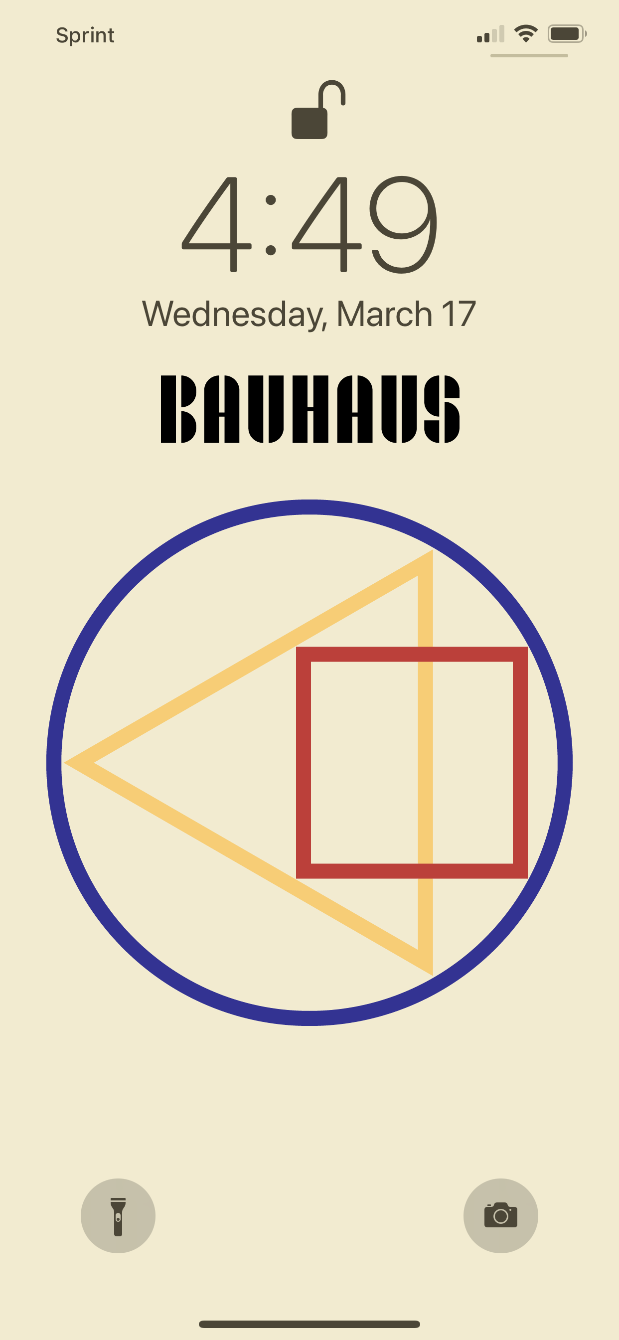 Bauhaus inspired iOS icon pack - image 2 - student project