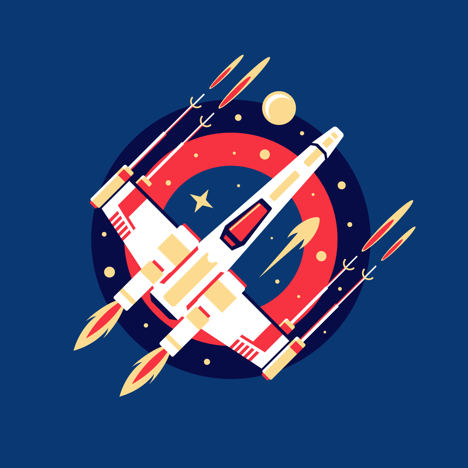 Paper Pop-Up Style X-Wing - image 2 - student project