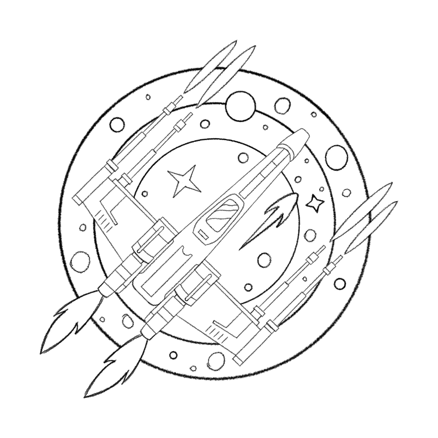 Paper Pop-Up Style X-Wing - image 1 - student project