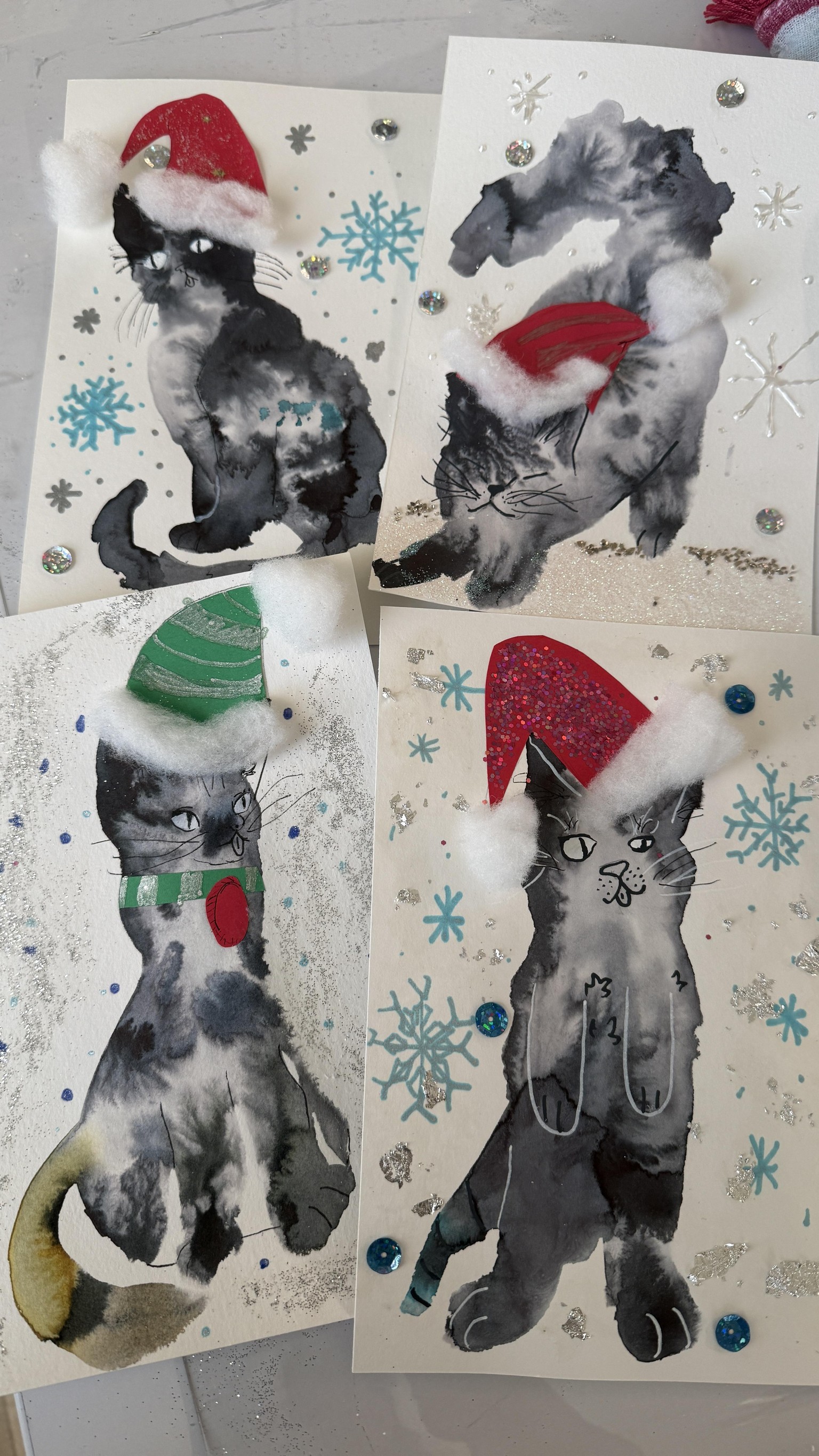 Not-So-Grumpy Christmas Cats - image 1 - student project