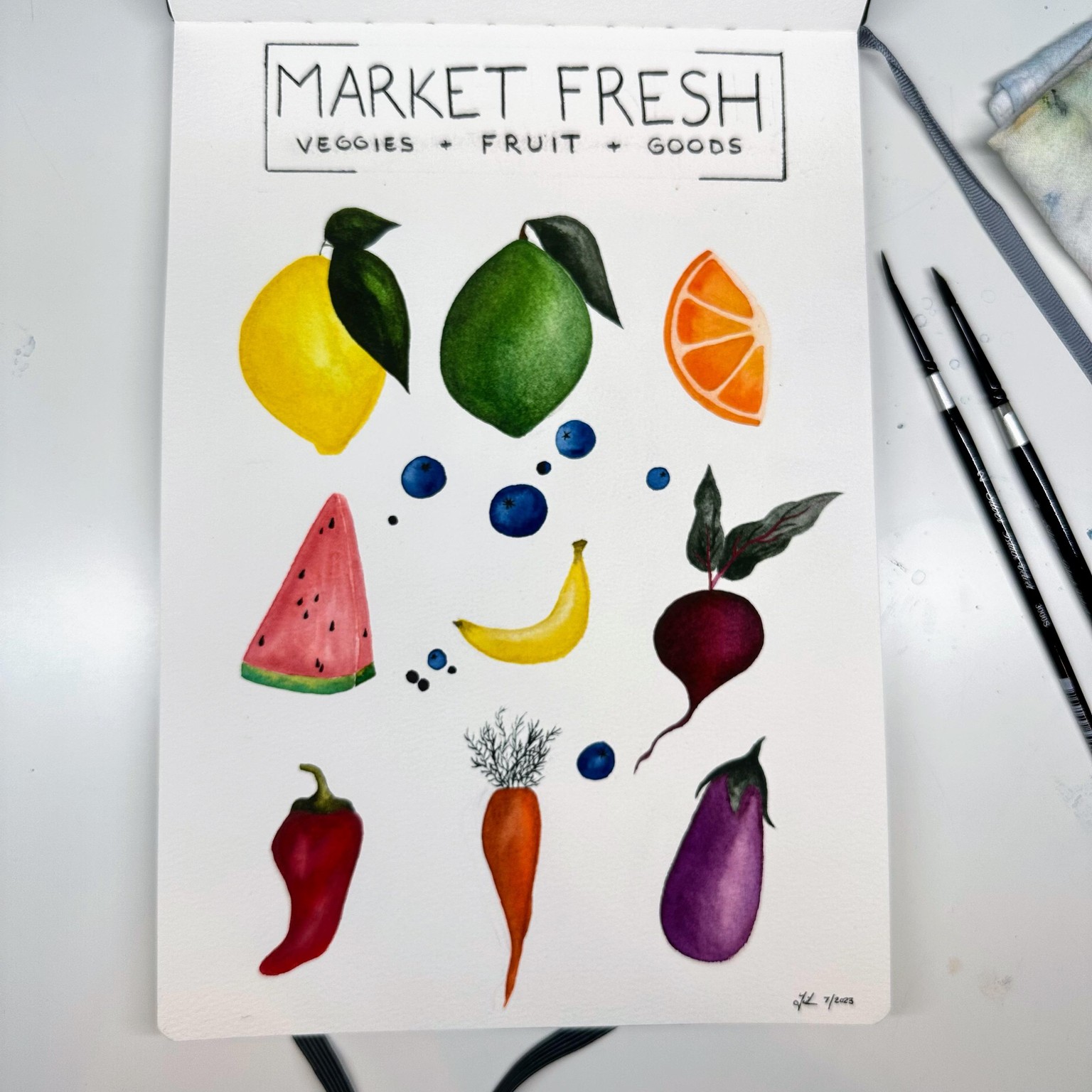 Market Fresh Fruits & Veggies - image 1 - student project
