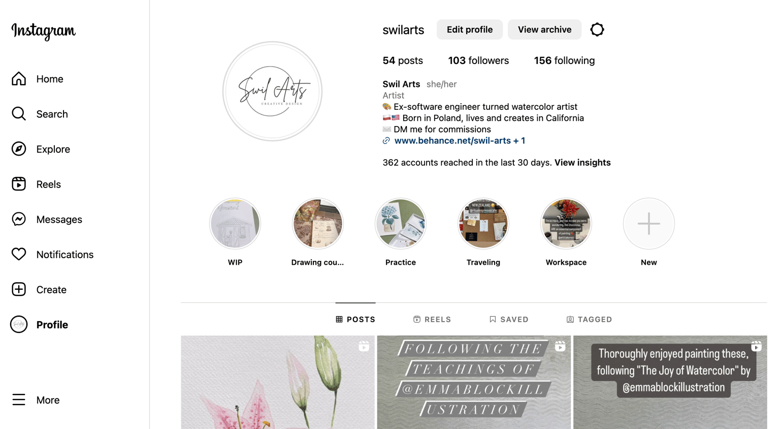 Success on IG - image 1 - student project