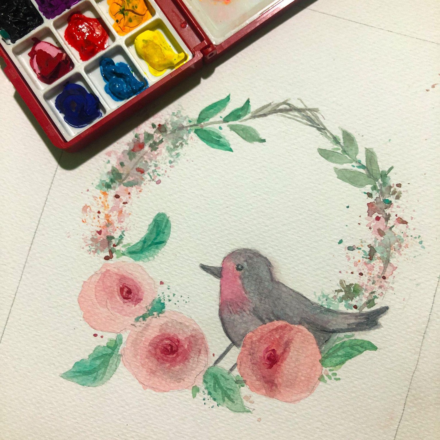 Flower Wreath - image 1 - student project
