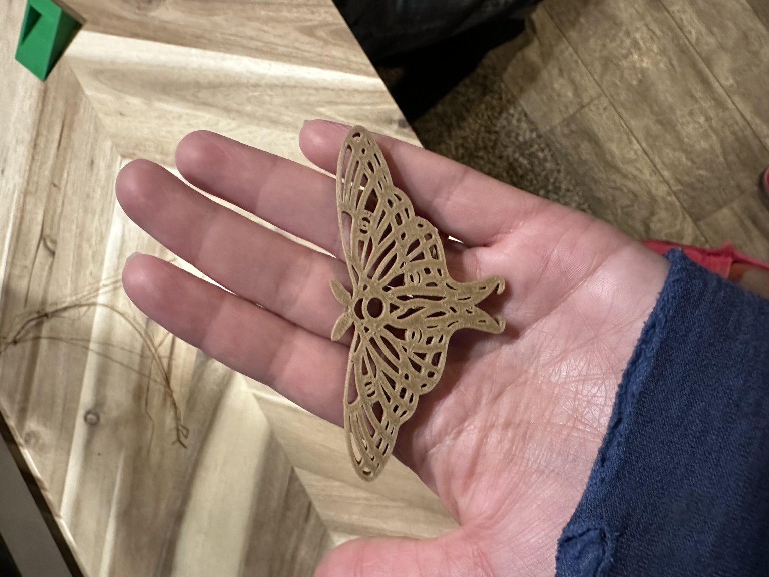 Spanish Moon Moth pendant - image 1 - student project