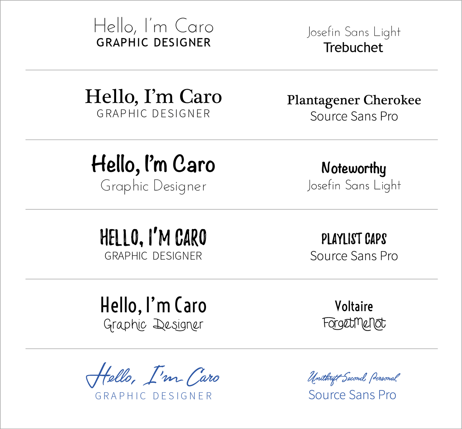 I'm Caro - image 1 - student project