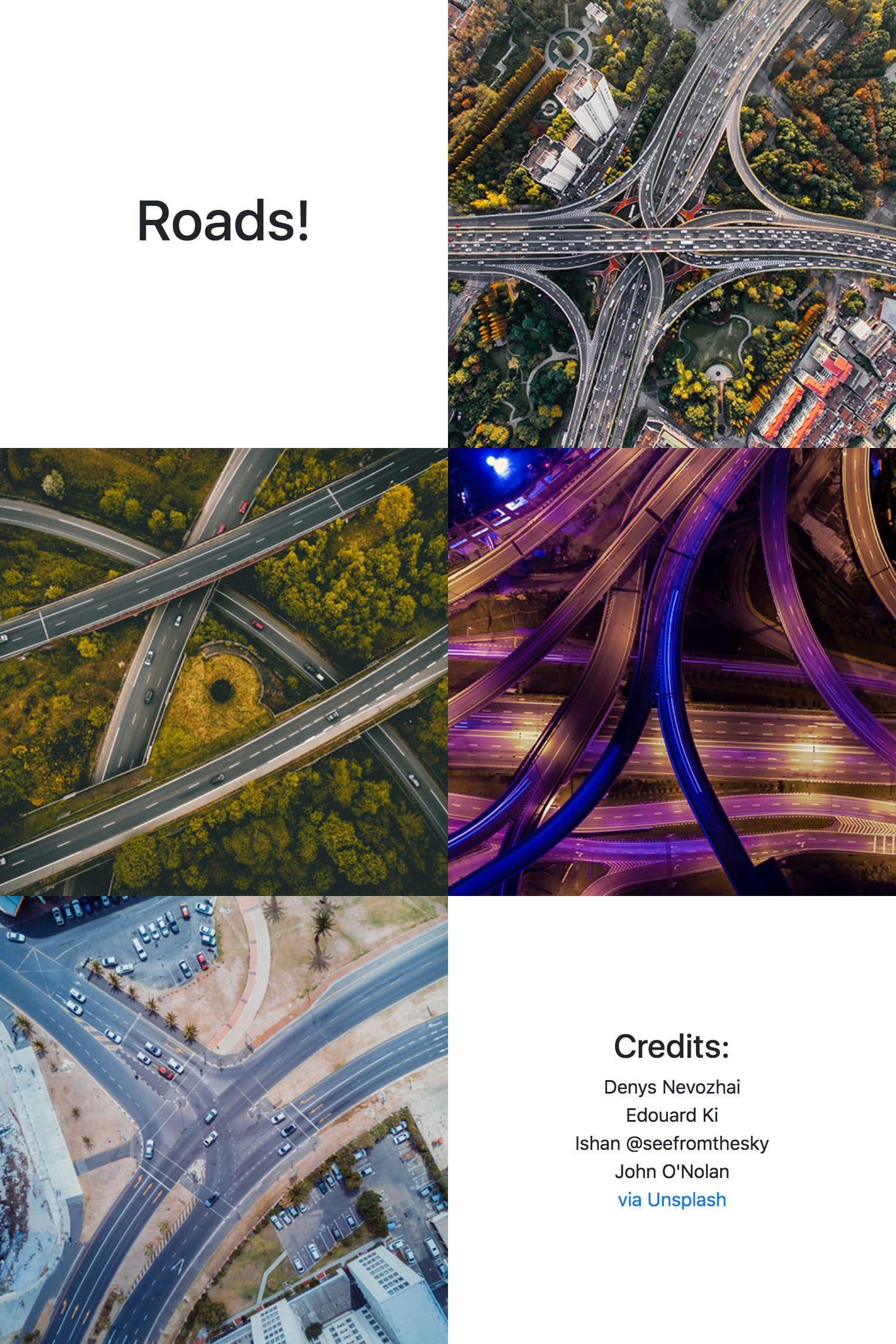 Super-simple Bootstrap 4 example - image 1 - student project