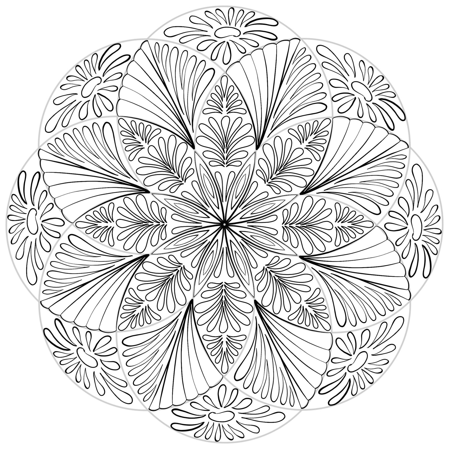 The Two Mandalas as Lineart and Beyond - image 2 - student project