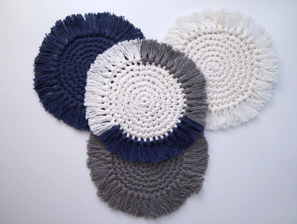 Trendy Cotton Coasters - image 1 - student project